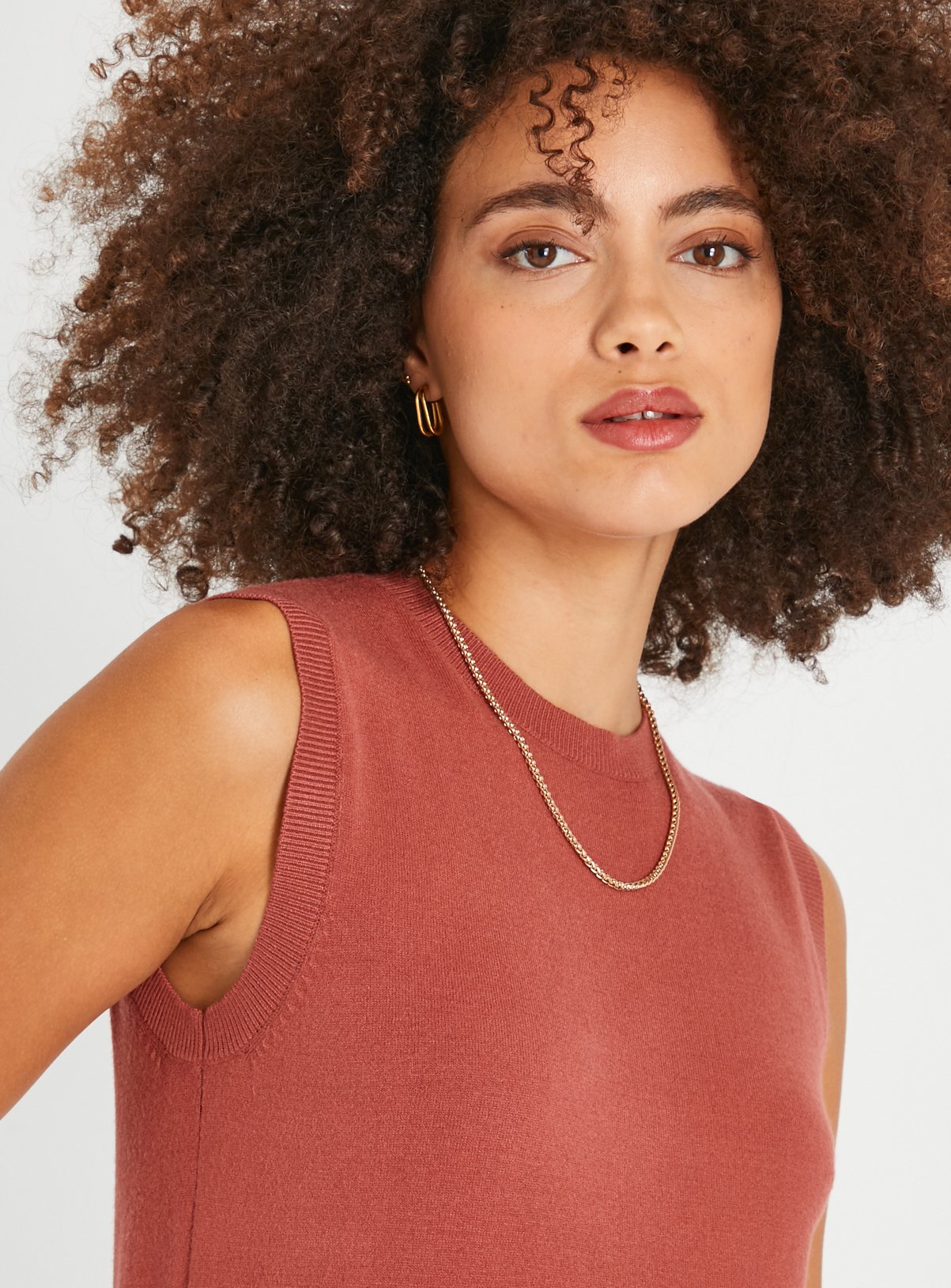 Rust Soft Touch Tank Top  10 - Image 3 thumbnail
